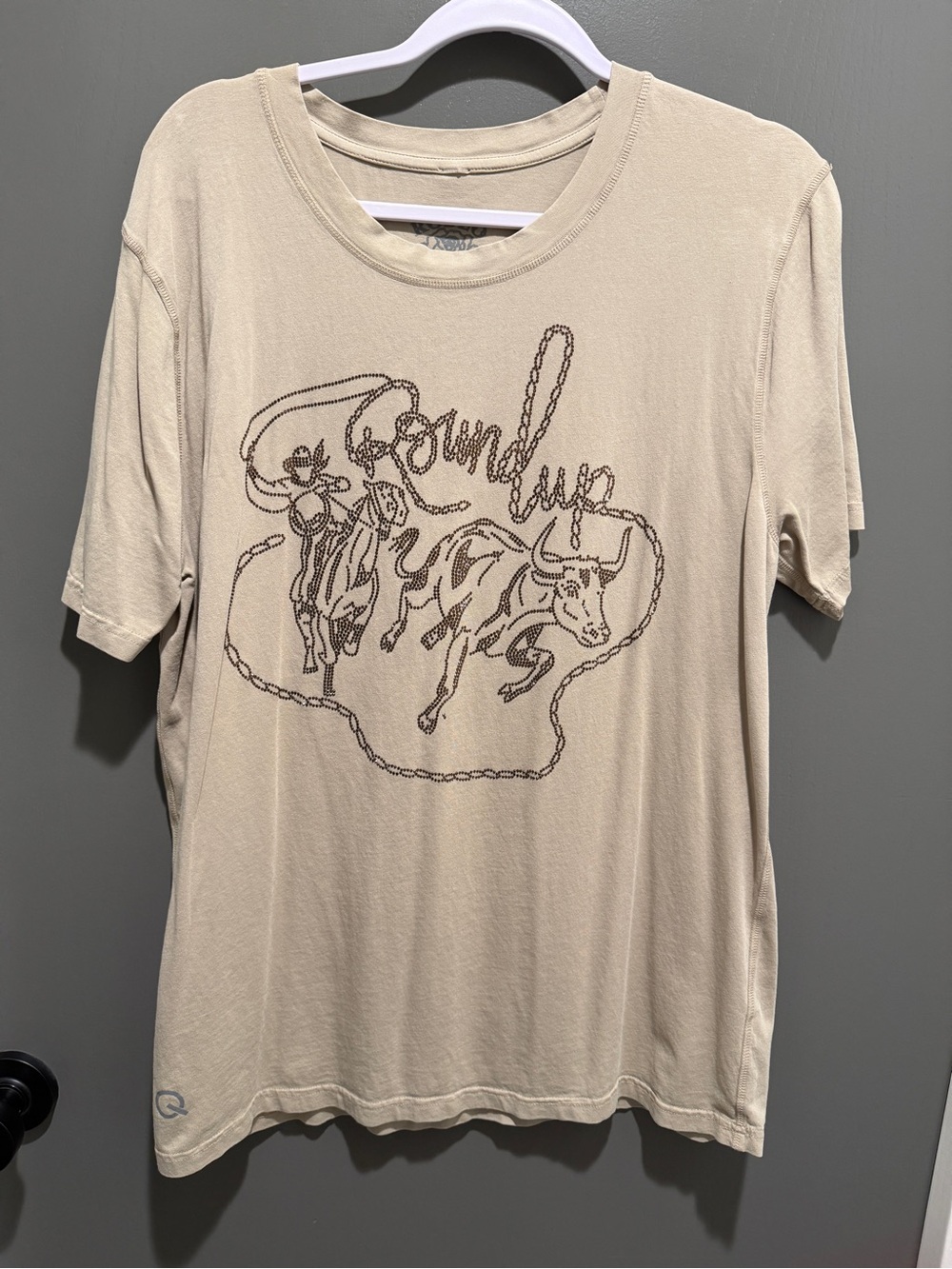 Women's 'Round Up' Short-Sleeve Graphic Tee - Cream